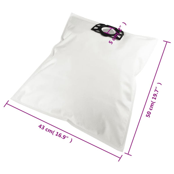 vidaXL Vacuum Cleaner Bags for Karcher WD4 20 pcs.