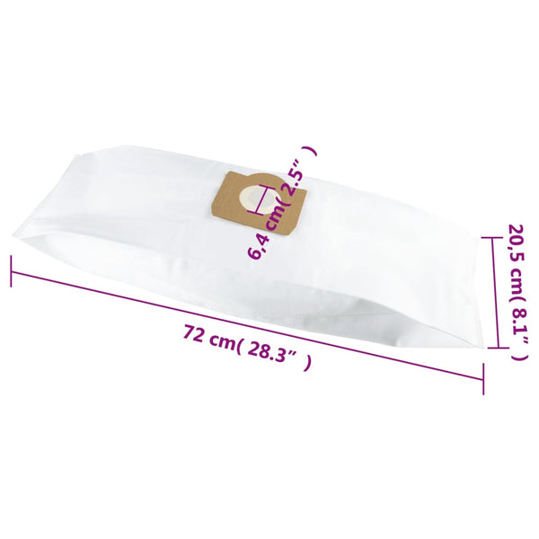 vidaXL Vacuum Cleaner Bags for Karcher 6.959-130.0 20 pcs.