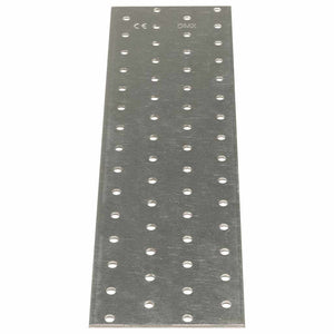 vidaXL Perforated Plates 20 pcs 2 mm 300x80 mm Galvanized Steel