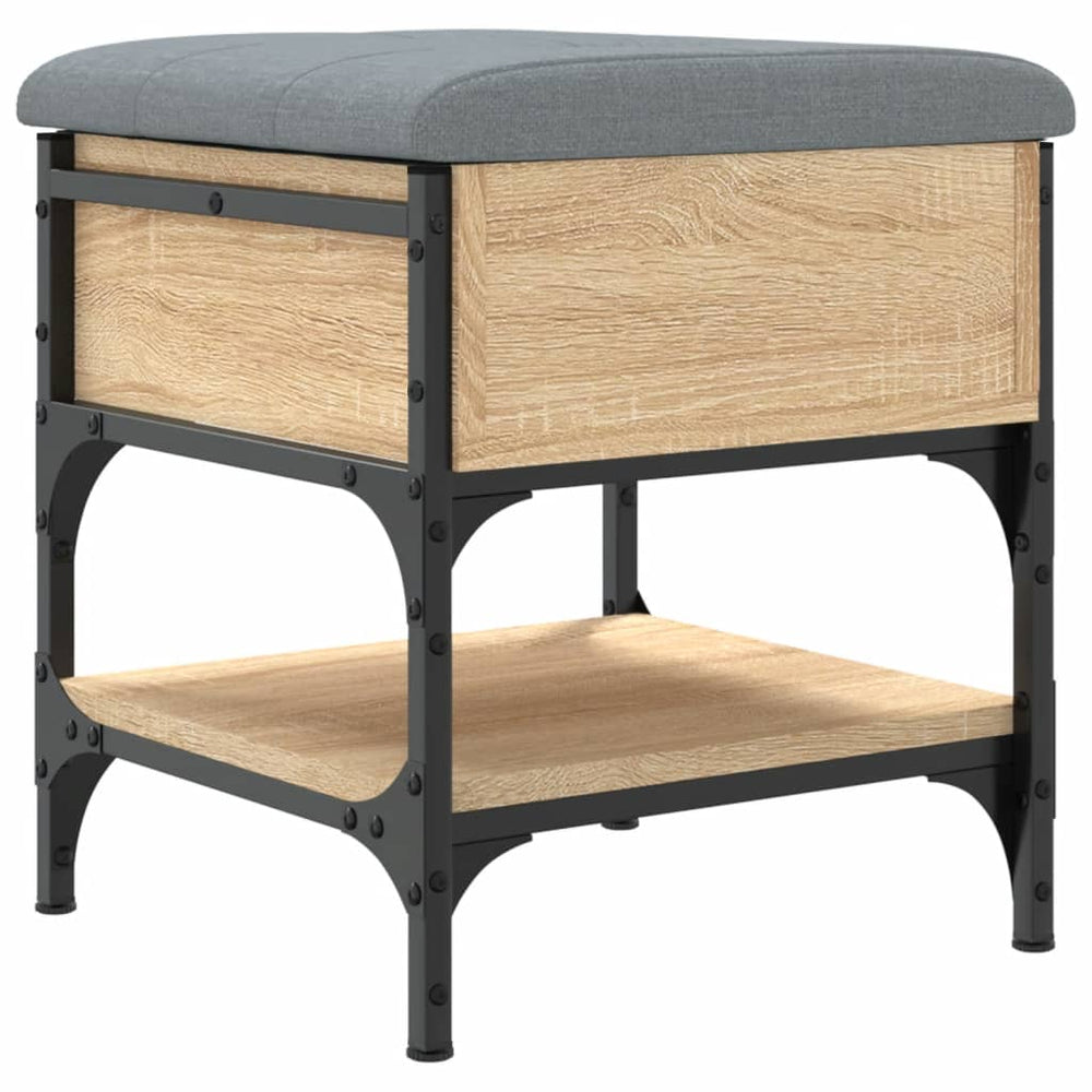 Schuhbank Sonoma Eiche 42x42x45 cm