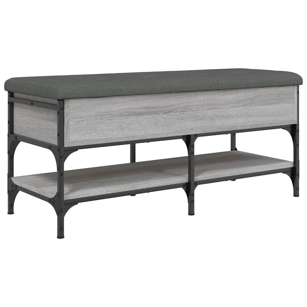 Schuhbank Grau Sonoma 102 cm