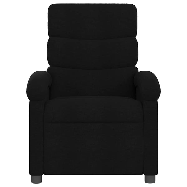 vidaXL Electric Massage Armchair Black Fabric