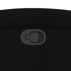 vidaXL Recliner with Lift Function Black Fabric