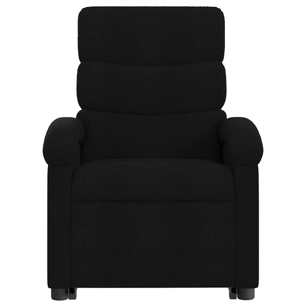 vidaXL Recliner with Lift Function Black Fabric