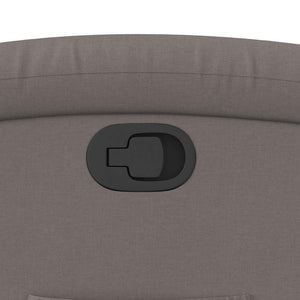vidaXL Recliner with Lift Assistance Taupe Fabric