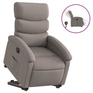 Elektrischer Relaxsessel mit Aufstehhilfe Taupe
