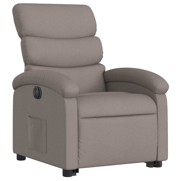 Elektrischer Relaxsessel mit Aufstehhilfe Taupe