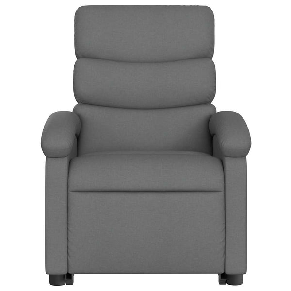 Elektrischer Massagesessel mit Aufstehhilfe Dunkelgrau