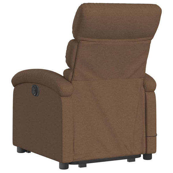 Elektrischer Massagesessel mit Aufstehhilfe Braun