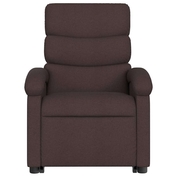 Elektrischer Massagesessel mit Aufstehhilfe Dunkelbraun