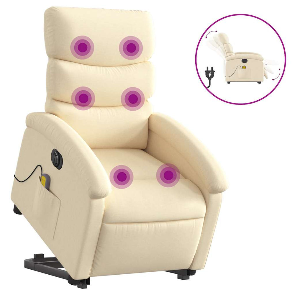 Elektrischer Massagesessel mit Aufstehhilfe Creme
