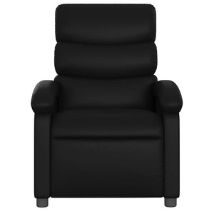 vidaXL Electric Massage Armchair Black Faux Leather