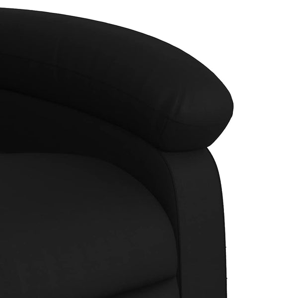 vidaXL Electric Massage Armchair Black Faux Leather