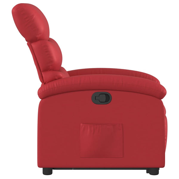 Roter Relaxsessel mit Aufstehhilfe