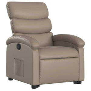 Relaxstuhl mit Aufstehhilfe Cappuccino-Braun