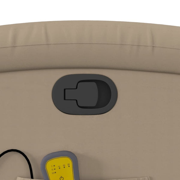 Massagesessel mit Aufstehhilfe Cappuccino-Braun
