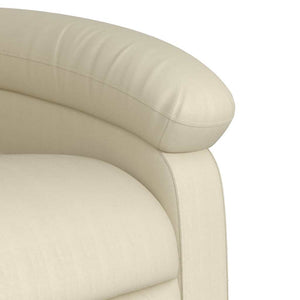 Elektrischer Relaxsessel mit Aufstehhilfe Creme
