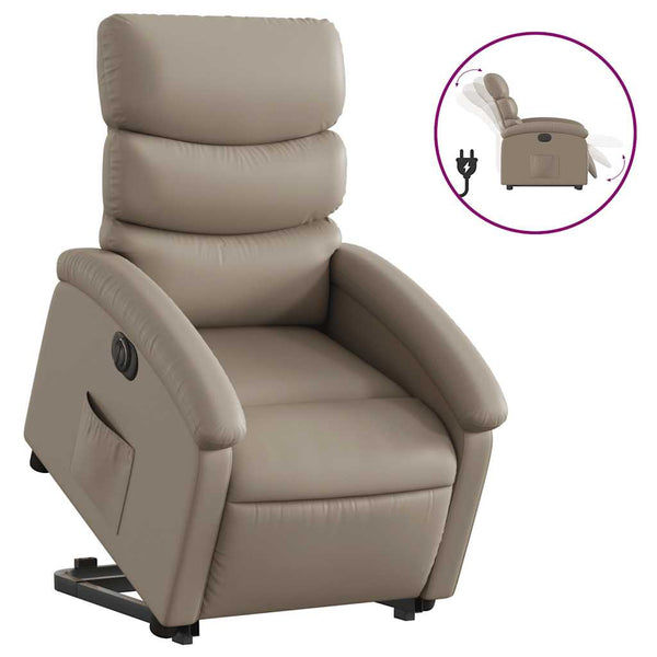 Elektrischer Relaxsessel mit Aufstehhilfe Cappuccino