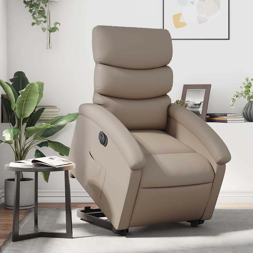 Elektrischer Relaxsessel mit Aufstehhilfe Cappuccino