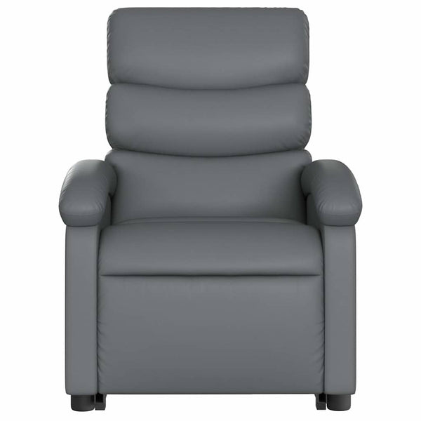 Elektrischer Massagesessel mit Aufstehhilfe Grau