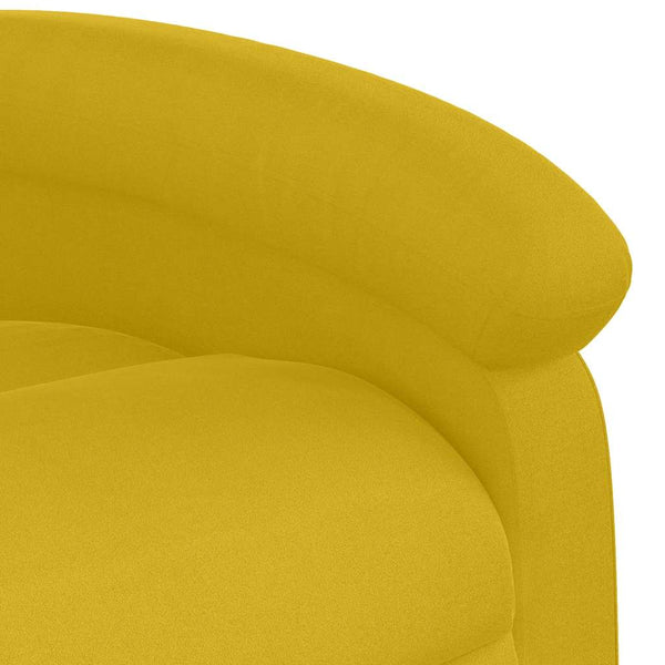 Elektrischer Relaxsessel Gelb mit Aufstehhilfe