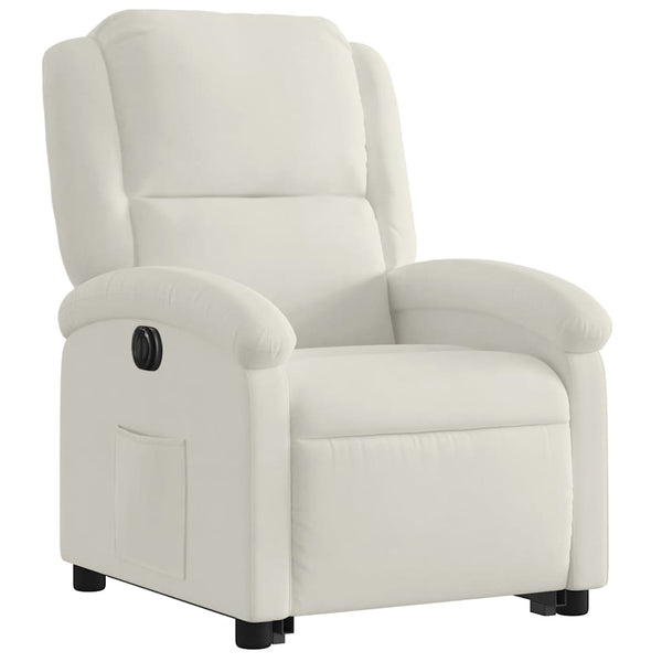 Elektrischer Relaxsessel mit Aufstehhilfe Creme