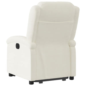 Elektrischer Relaxsessel mit Aufstehhilfe Creme
