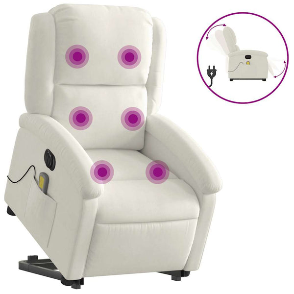 Elektrischer Massagesessel mit Aufstehhilfe Creme