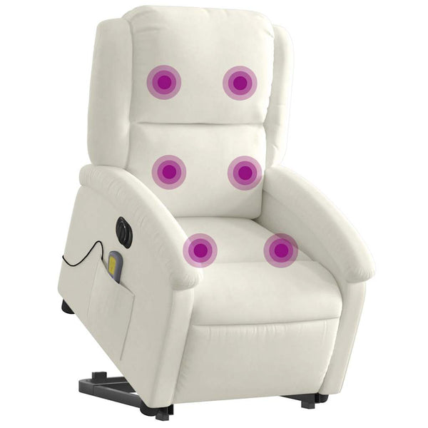 Elektrischer Massagesessel mit Aufstehhilfe Creme
