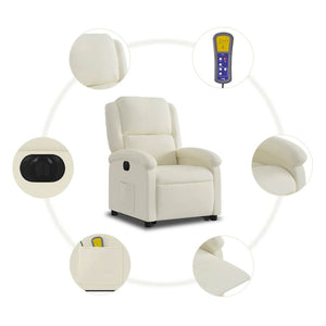 Elektrischer Massagesessel mit Aufstehhilfe Creme