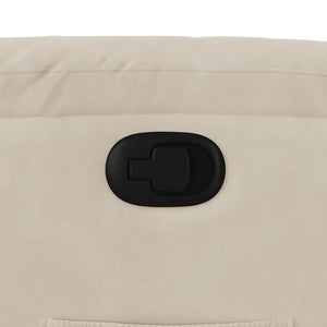 vidaXL Recliner with Lift Assistance Beige Microfiber Fabric