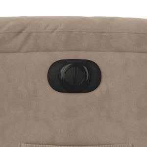 vidaXL Electric Recliner with Lift-up Function Taupe Microfiber Fabric