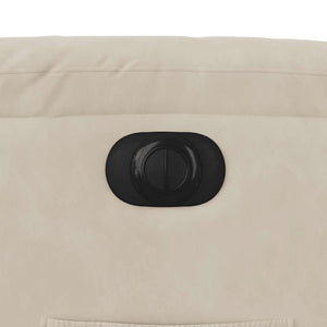 vidaXL Electric Lift Recliner Beige Microfiber Fabric