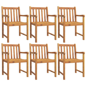 Akazie Gartenstühle 6er Set