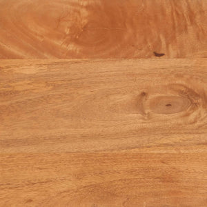 Beistellschränke 2er Set Mangoholz Braun Schwarz