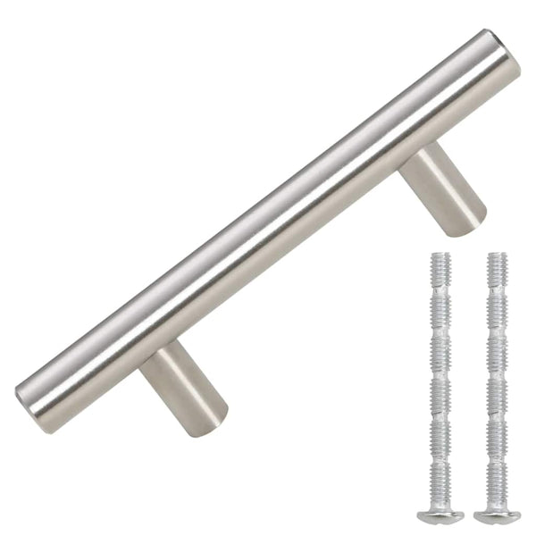 vidaXL Furniture Handles 10 pcs. Silver 64 mm Stainless Steel