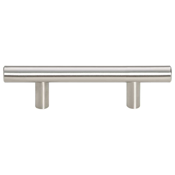 vidaXL Furniture Handles 10 pcs. Silver 64 mm Stainless Steel