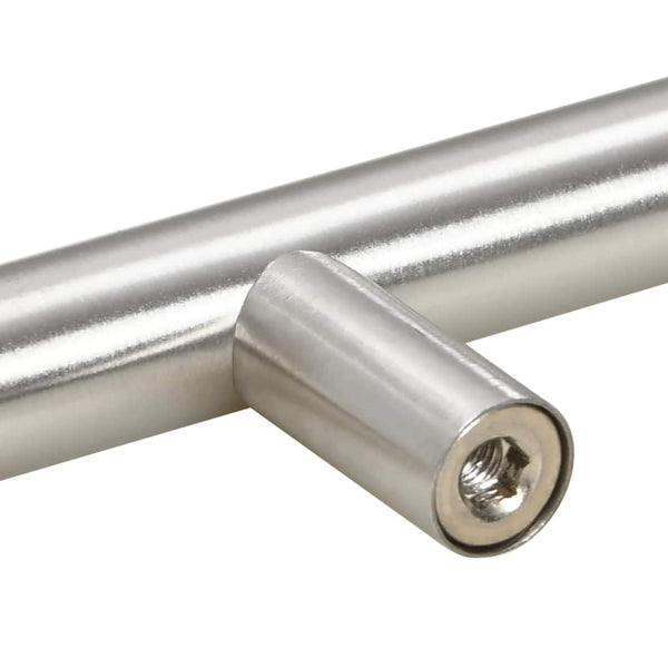 vidaXL Furniture Handles 10 pcs. Silver 64 mm Stainless Steel