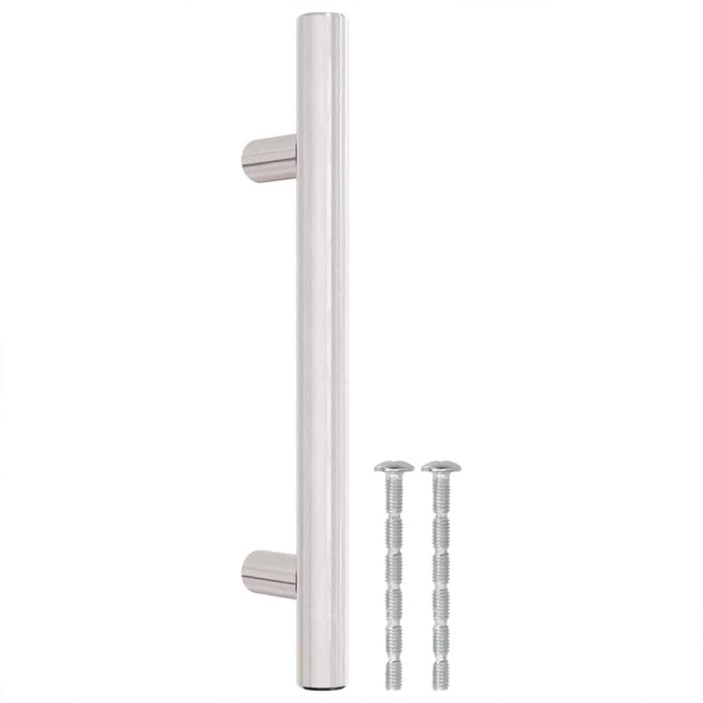 vidaXL Furniture Handles 10 pcs. Silver 96 mm Stainless Steel