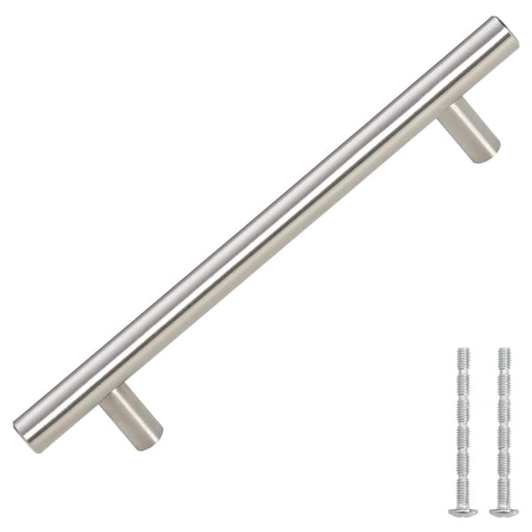 vidaXL Furniture Handles 10 pcs. Silver 128 mm Stainless Steel
