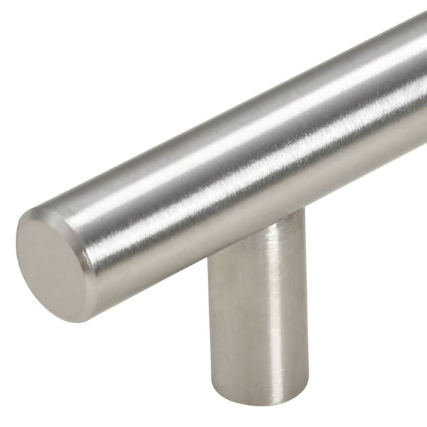 vidaXL Furniture Handles 10 pcs. Silver 128 mm Stainless Steel