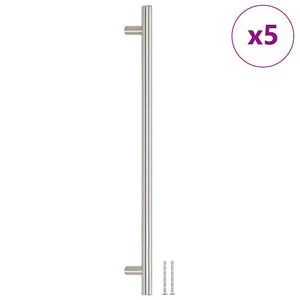 vidaXL Furniture Handles 5 pcs. Silver 320 mm Stainless Steel