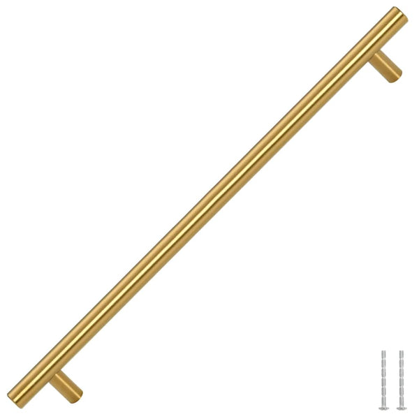 vidaXL Furniture Handles 5 pcs. Golden 320 mm Stainless Steel