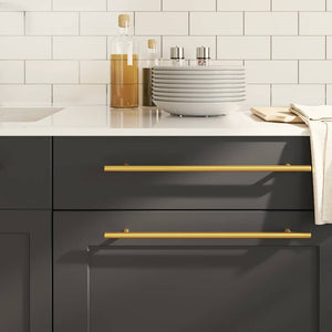 vidaXL Furniture Handles 5 pcs. Golden 320 mm Stainless Steel