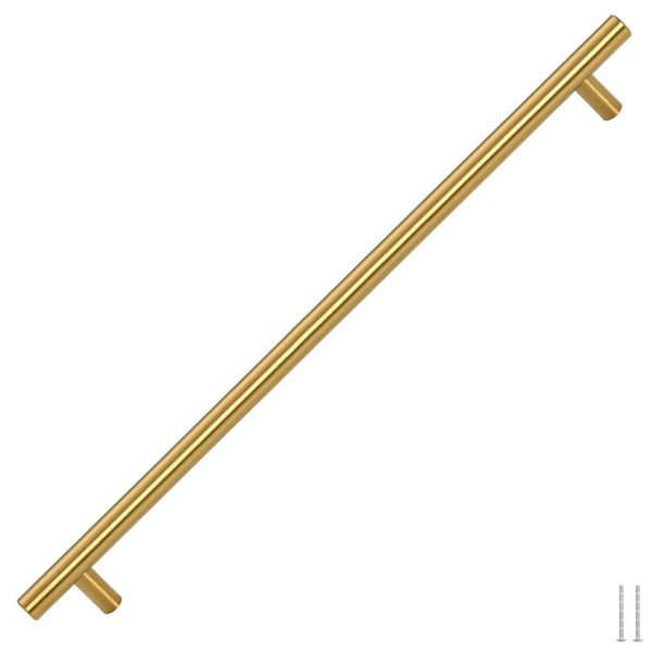vidaXL Furniture Handles 5 pcs. Golden 480 mm Stainless Steel