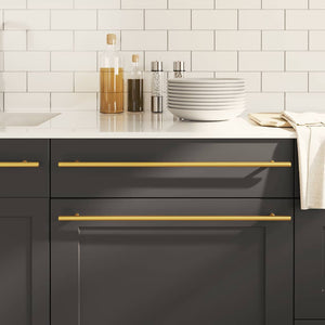 vidaXL Furniture Handles 5 pcs. Golden 480 mm Stainless Steel