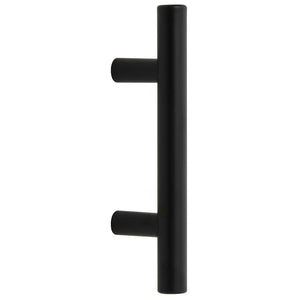 vidaXL Furniture Handles 10 pcs. Black 64 mm Stainless Steel