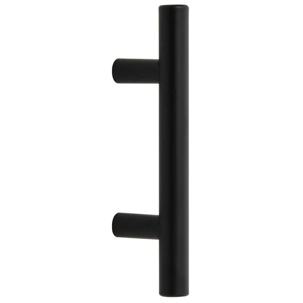 vidaXL Furniture Handles 10 pcs. Black 64 mm Stainless Steel