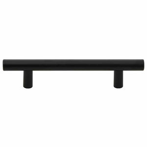 vidaXL Furniture Handles 10 pcs. Black 96 mm Stainless Steel