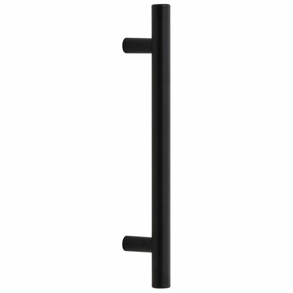 vidaXL Furniture Handles 10 pcs. Black 128 mm Stainless Steel